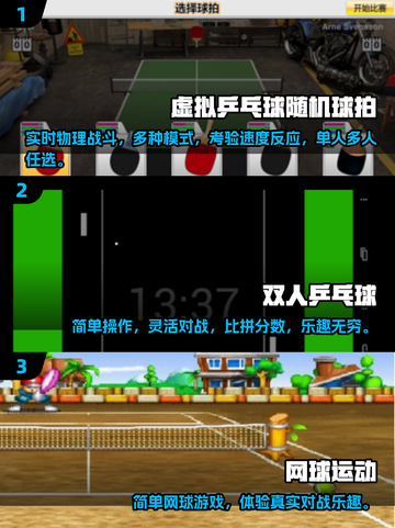 🔥2024必玩乒乓球游戏🔥高人气榜单出炉！乒乓爱好者速来👇截图2