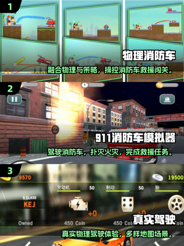 🔥2025最火模拟消防车手游🔥🎮救援任务超刺激！截图2