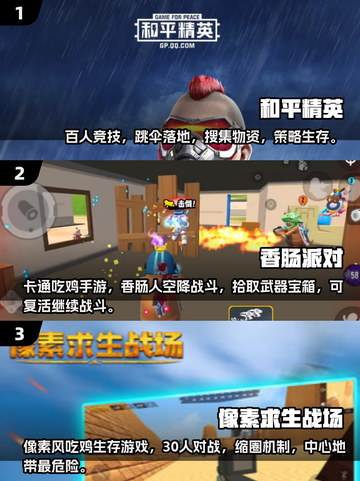 🔥2025吃鸡手游TOP榜！🎮经典刺激战场推荐截图2