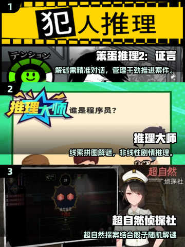 🔥2025悬疑推理游戏TOP榜！高人气神作推荐🎮截图2