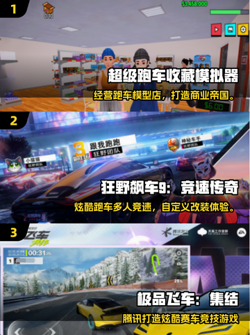 🔥2025超火跑车模拟手游榜单来袭！🎮💨截图2