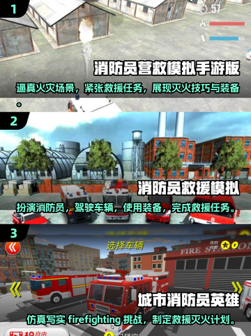 🔥2025最🔥消防游戏模拟器下载💡人气超高游戏推荐🚨截图2