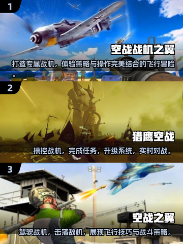 🔥2025必玩空战游戏推荐✈中文版超有趣截图2