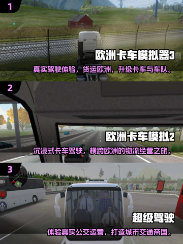 🎮2025必玩欧洲卡车模拟游戏合集！💥截图2