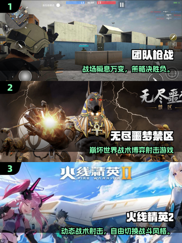 🔥2025高画质射击手游TOP榜💥第一视角爽玩推荐🎮截图2