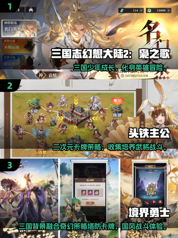 🔥2025最热三国卡牌手游榜单出炉！🎮截图2