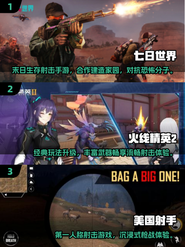🔥2025硬核射击手游TOP榜💥第一视角超耐玩！🎮截图2
