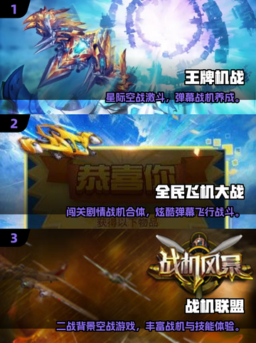 🔥2025超燃战机游戏推荐！雷霆战机迷必看💥截图2