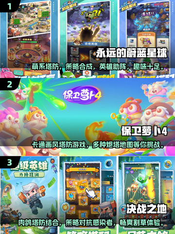 塔防游戏爱好者必看！🔥三巨头领衔，2025免费合集来袭🎉截图2