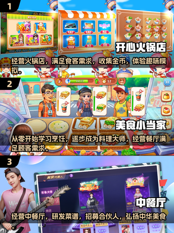 🌟2024必玩！TOP5模拟餐厅游戏大揭秘🎮截图2