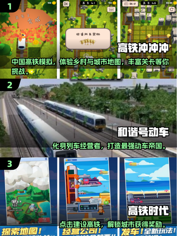 🚄2025超燃高铁驾驶手游推荐！🎮模拟真实飙车体验💥截图2