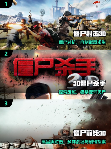 🔥2025最猛3D打僵尸TOP5💥截图2