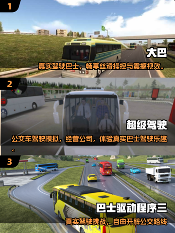 🚌超好玩！2025免费大巴车手游大合集🎮截图2