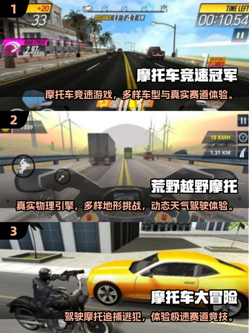 🔥2025最火摩托车游戏推荐🎮免费畅玩清单截图2
