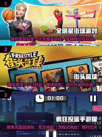 🏀2025超火投篮游戏合集，玩到停不下来！🔥截图2