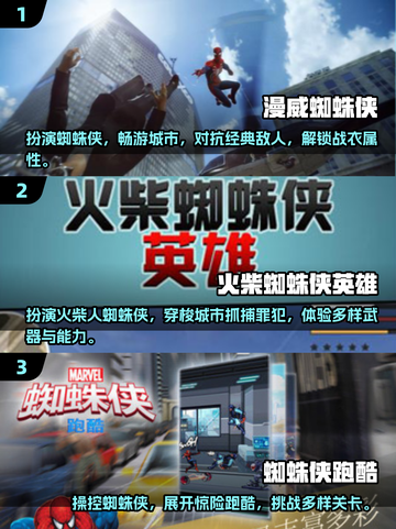 💥2025必玩的蜘蛛侠游戏推荐🎉截图2
