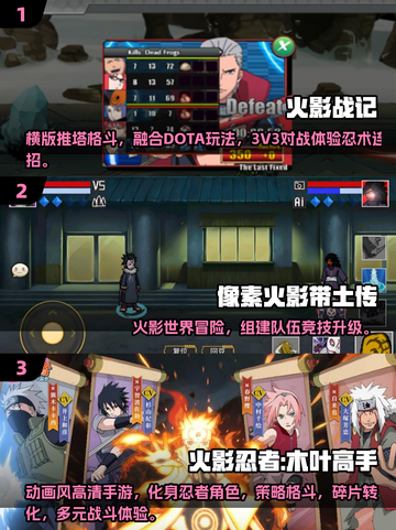 🔥2025火影3v3手游推荐！🔥最燃格斗对决来袭💥截图2