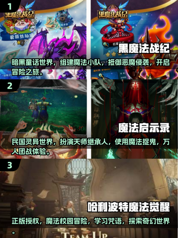 🔥2024必玩黑魔法游戏大盘点🧙‍♀经典重现！截图2