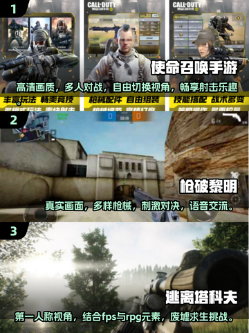 🔥2024必玩！高人气3A枪战手游推荐💥截图2