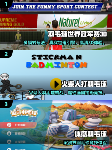 🔥2025最火羽毛球游戏TOP榜来了！🏸🔥截图2