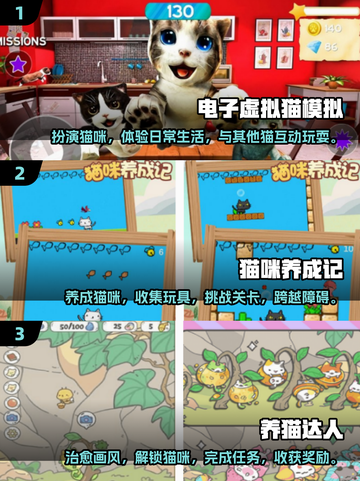 2025超🔥电子猫咪游戏大揭秘🐱🎮截图2