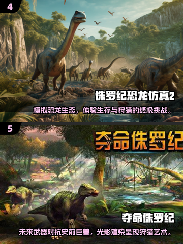 🦖2025高质量侏罗纪游戏合集🔥恐龙迷不容错过！截图3
