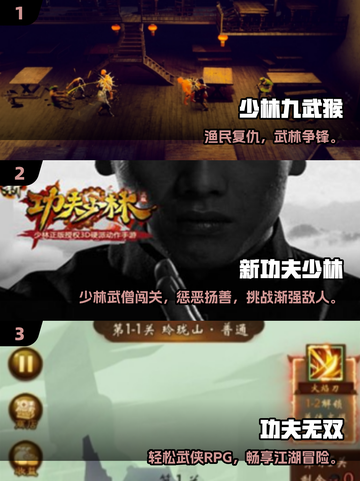 🔥2025必玩功夫少林游戏TOP榜💥截图2