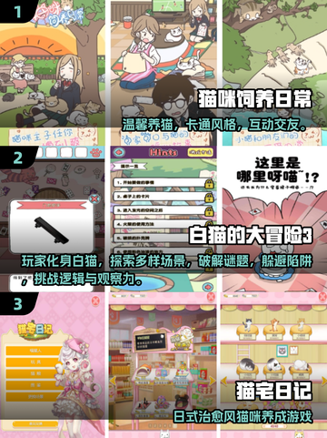 2025🔥超治愈猫咪游戏TOP榜🎮截图2