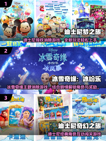 🔥2025最火迪士尼小游戏TOP5✨亲子娱乐必备截图2