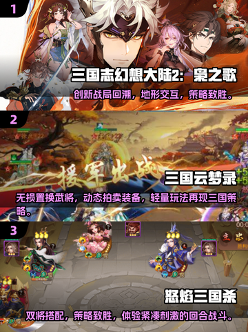 🔥2025必玩！超高可玩性三国手游汇总🎉截图2