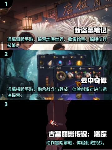💎2025盗墓神作TOP榜！劳拉都服的探险游戏推荐截图2