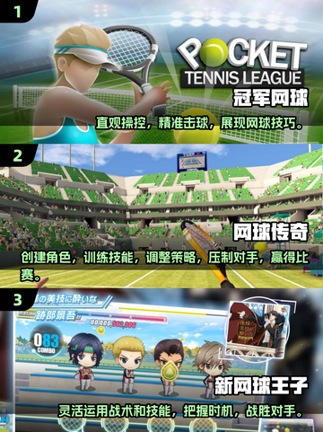 🔥2024热门网球游戏合集🎾手机玩家必备！截图2