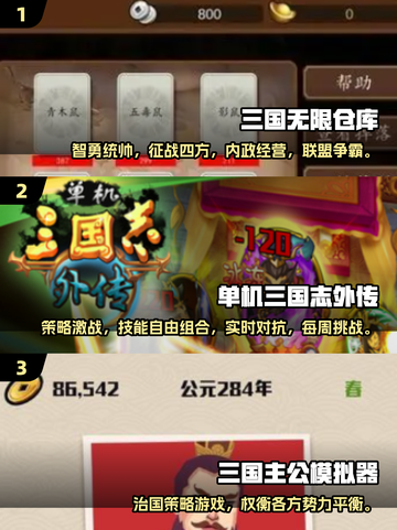 🔥2025三国单机神作！这5款游戏超耐玩🎮截图2