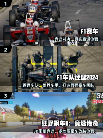 🔥2025最火F1手游排行榜🎮极速飙车体验🏎截图2