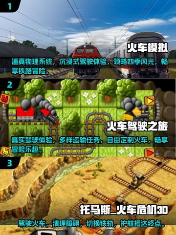 🔥2025超好玩火车模拟驾驶游戏推荐下载🔗截图2