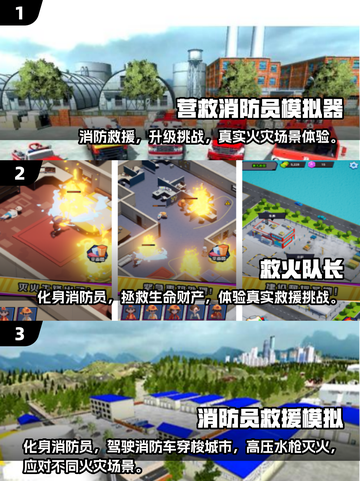 🔥2025最火消防员手游推荐💥🔥拯救你的游戏荒！🎮截图2