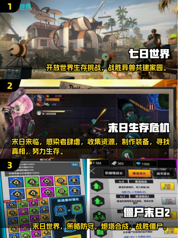 🔥2025必玩！超刺激末日生存手游大全📱截图2