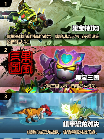 🔥2025果宝特攻游戏大揭秘🎮高热度TOP榜💥截图2