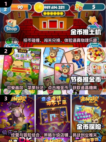 💰2025超耐玩金币手游大全，趣味推金币游戏等你来挑战！🔥截图2
