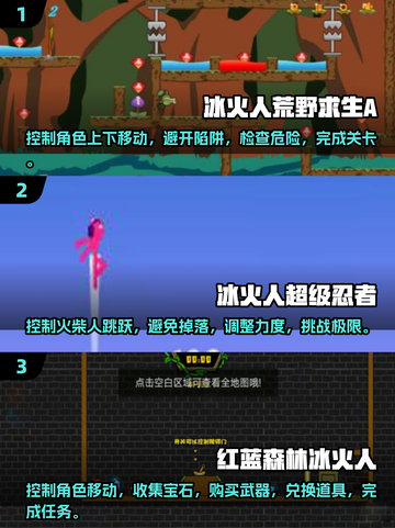 🔥2024冰火人小游戏大全，经典好玩到停不下来！🎮截图2