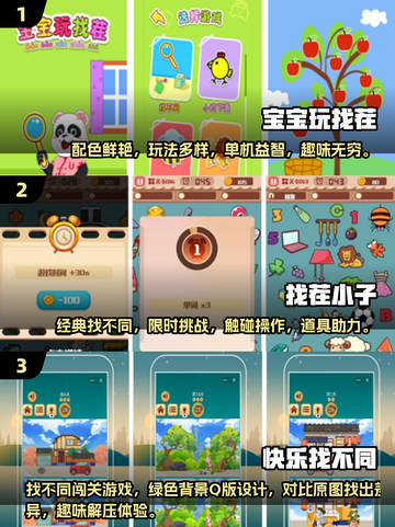 2025年最🔥儿童找不同游戏合集🎉截图2