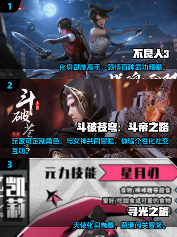 2024必玩国漫游戏🔥这些你绝对不能错过！🎮截图2