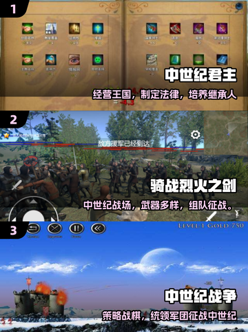 ⚔2025最火中世纪战争游戏TOP榜🔥截图2