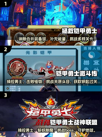 🔥2024铠甲勇士游戏排行榜前五，人气爆款不容错过！🎮截图2