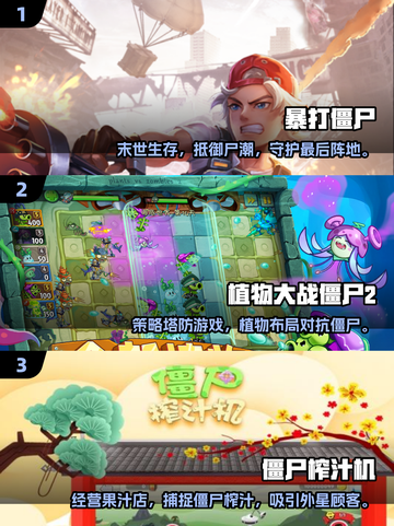 🔥2025超燃暴打僵尸手游推荐💥截图2
