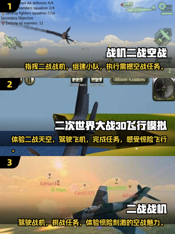 🔥2025必玩二战飞机手游排行✈顶级空战等你来战！截图2