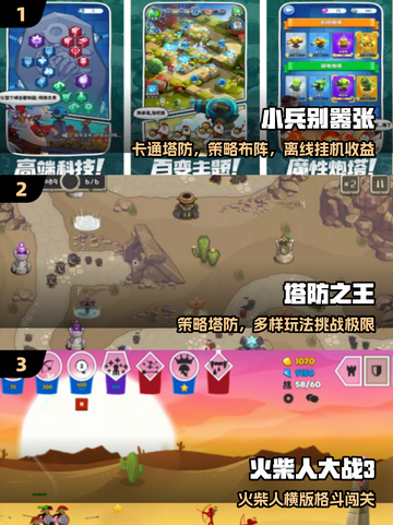 🔥2025塔防手游TOP榜！小兵塔防单机爽玩💥截图2