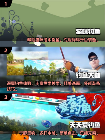  Fishing游戏合集来啦！钓鱼党必玩🎉截图2