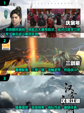 🔥2025必玩！国产武侠动作游戏盘点🎉截图2