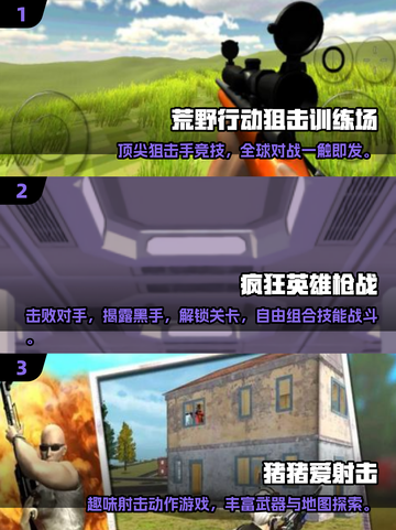 💥2025必玩！子弹慢镜头射击游戏合集🎮截图2